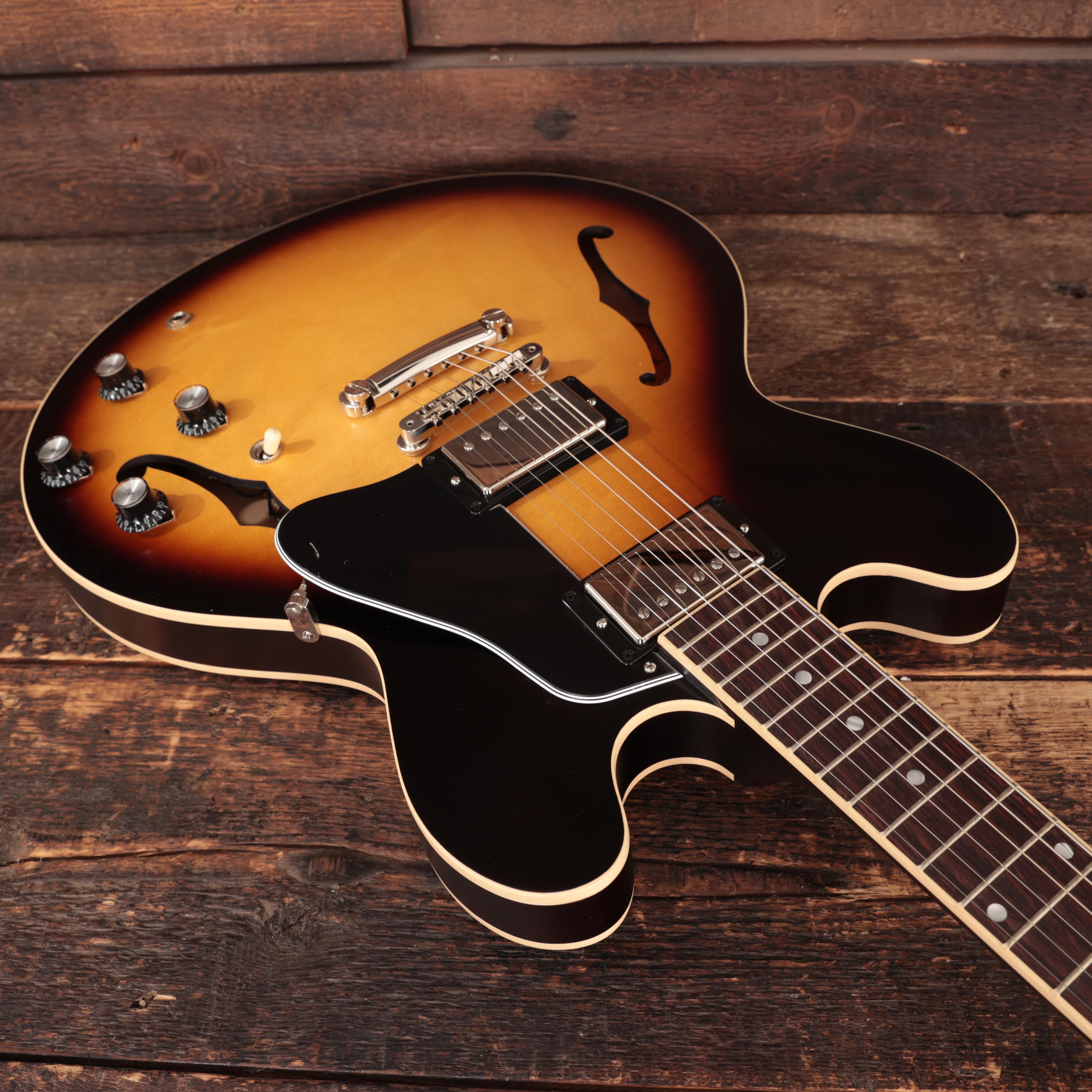 Gibson USA ES-335 Satin in Satin Vintage Burst - Andertons Music Co.